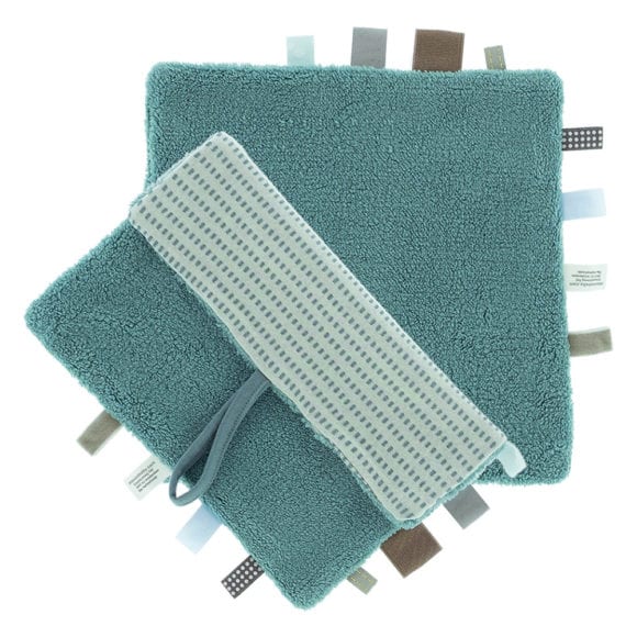 Snoozebaby Amsterdam – Schnullertuch – Sweet Dreaming – Smokey Green (OEKO-TEX)