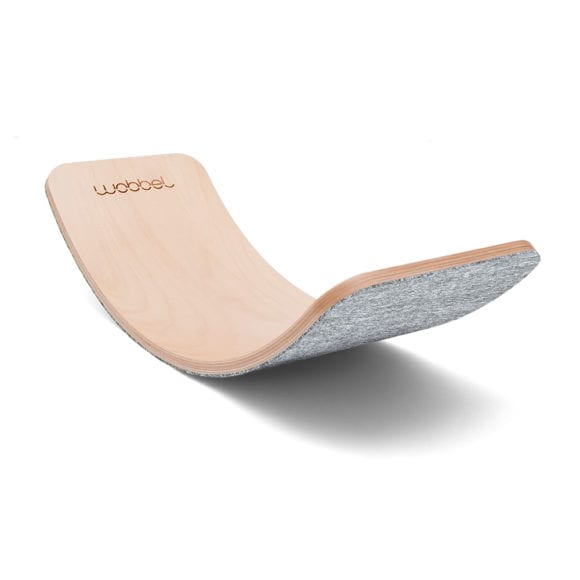 Wobbel – Pro – Balance Board – Baby Mouse – Transparent – 90 x 30 cm