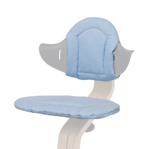 Nomi – Hochstuhl – Kissen – Pale Blue/Dunkelgrau
