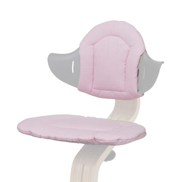Nomi – Hochstuhl – Kissen – Pale Pink/Dunkelgrau