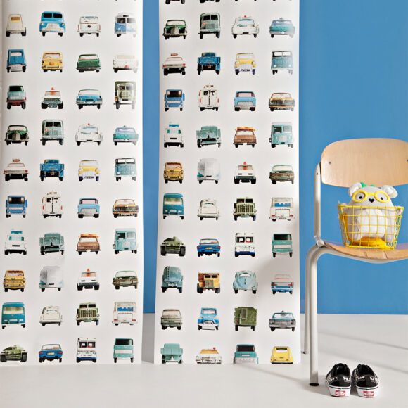 Studio Ditte – Wallpaper Kids Room – Cars