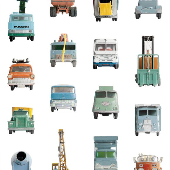 Studio Ditte – Wallpaper Kids Room – Work Vehicles