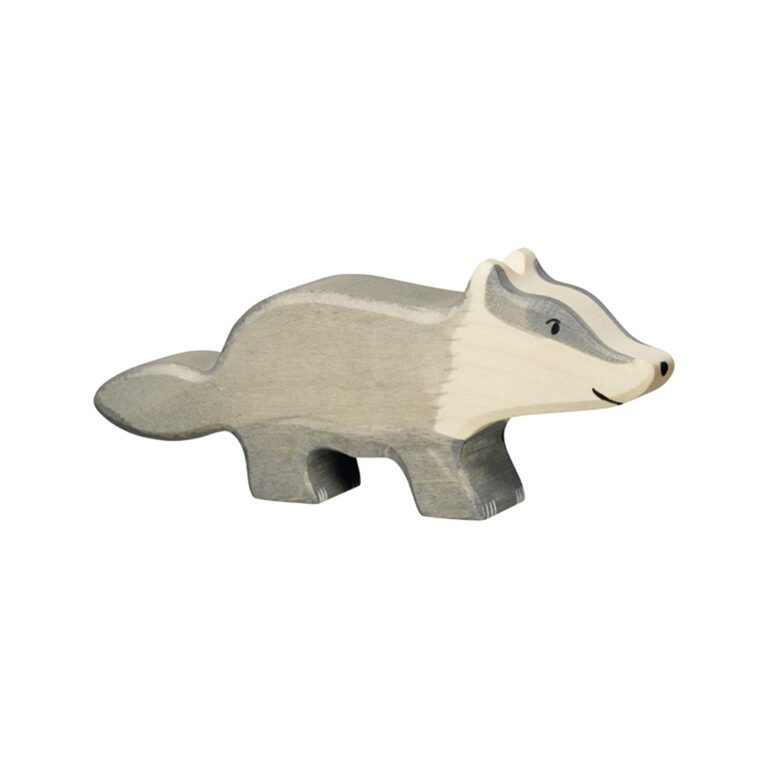 holztiger-wooden-animals-badger