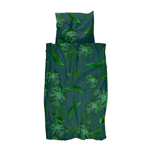 SNURK – Kids Duvet Cover Set – Green Forest – NL 140 x 200/220 cm