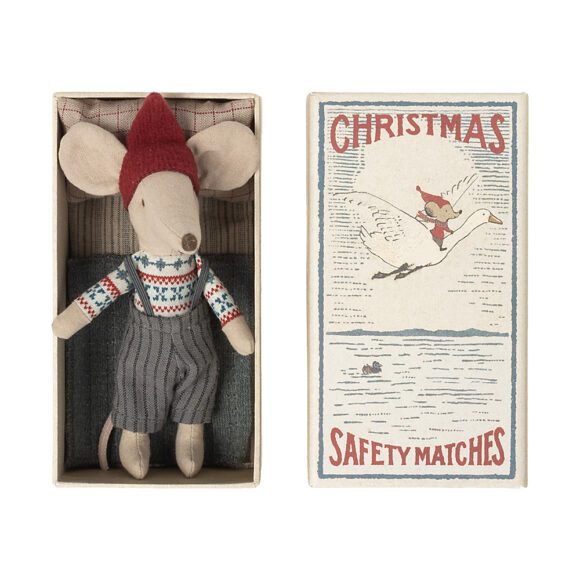 Maileg – Kerst muis in Luciferdoosje – Grote Broer
