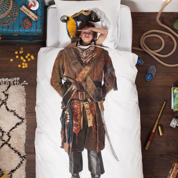 Snurk – Kinderdekbedoverstrek – Pirate – NL 140 x 200/220 cm