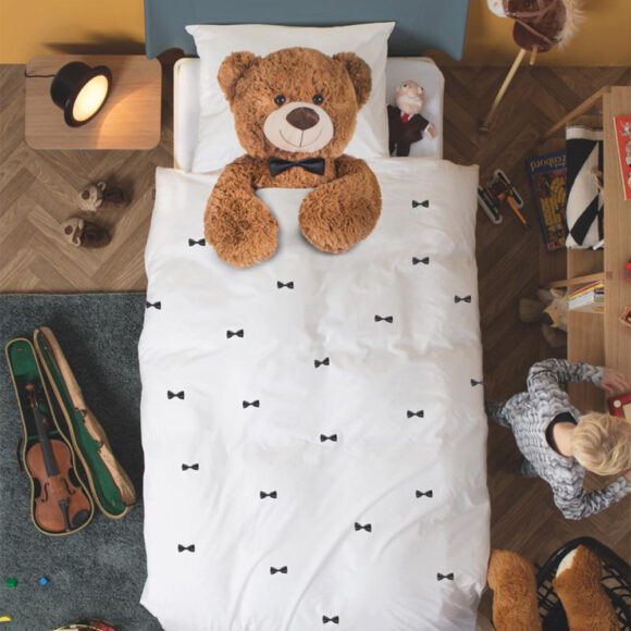 SNURK – Kids Duvet Cover Set – Teddy – 100 x 135 cm