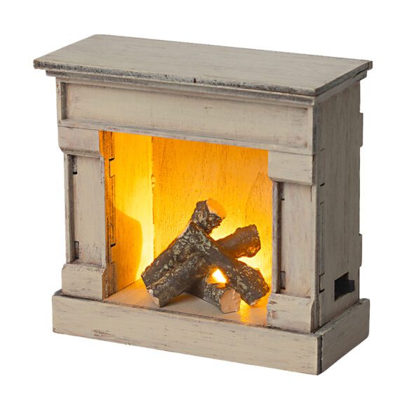 Maileg – Miniature Furniture – Fireplace – Off White