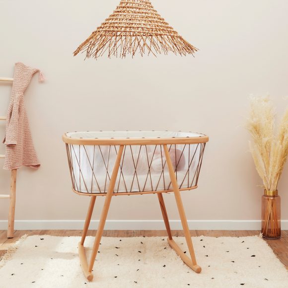 Charlie Crane – KUMI Baby Crib – Aqua