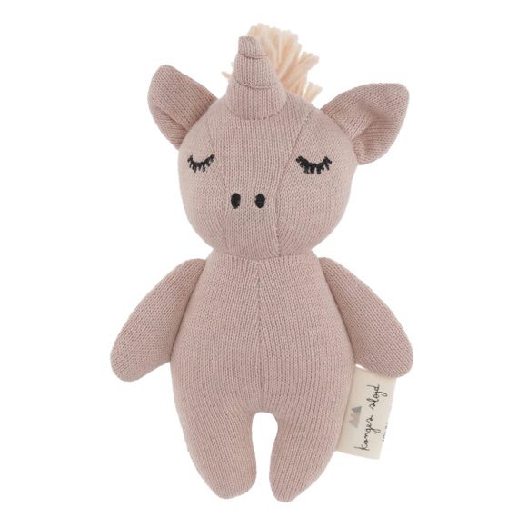 Konges Sløjd – Babyknuffel – Mini Unicorn – Rose Fawn