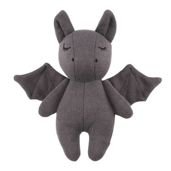 Konges Sløjd – Babyknuffel – Mini Bat – Grey
