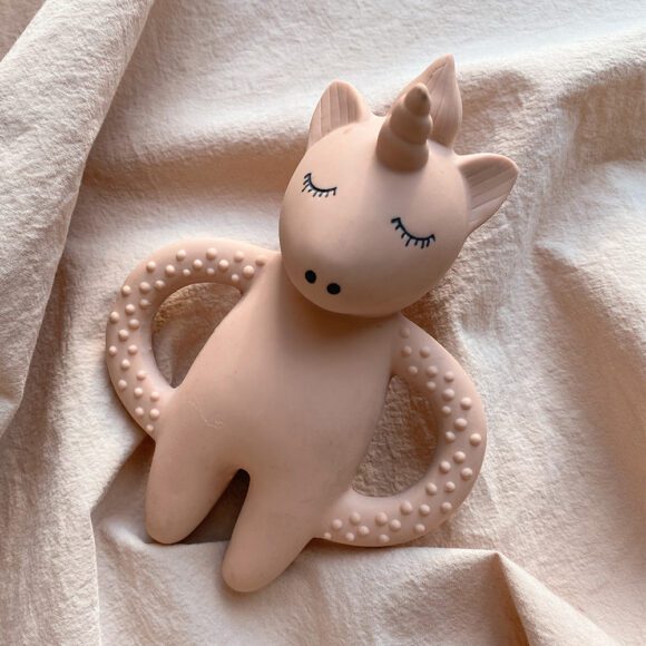 Konges Sløjd – Bijtspeelgoed – Unicorn – Rose
