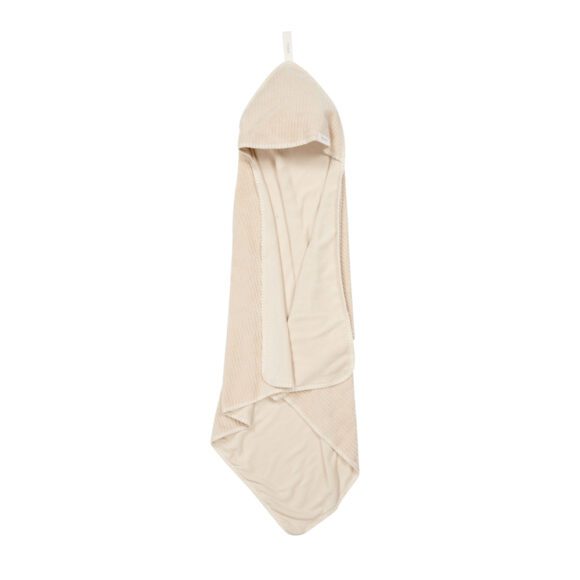 Koeka – Omslagdoek Stretch Terry Vik – Sand – 100 x 100 cm
