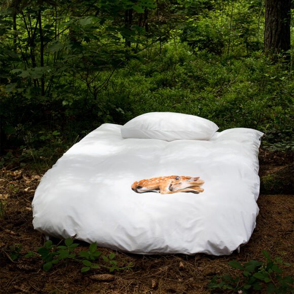 SNURK – Kinderdekbedovertrek – Sleeping Deer – NL 140 x 200/220 cm