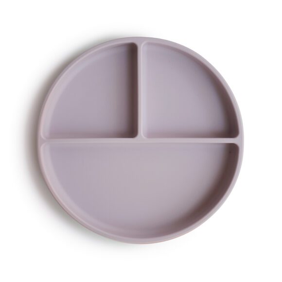 Mushie – Silikonteller – Soft Lilac