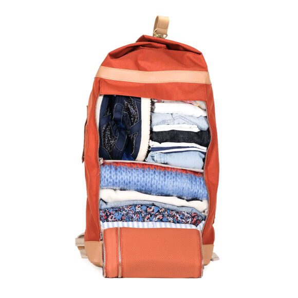 KAOS – Weekend Bag – Terracotta / Natural 