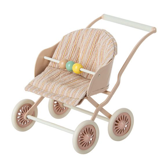 Maileg – Mäuse Zubehör – Babymäuse Kinderwagen – Rose