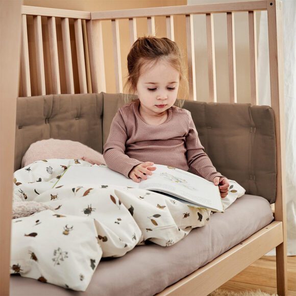 Leander – Bumper for Linea and Luna Babycot – Mocca