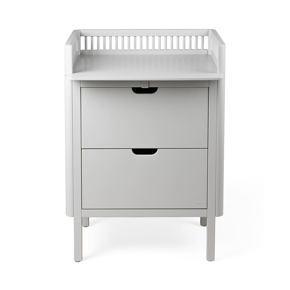 Sebra - Changing Unit with 2 Drawers - Stone