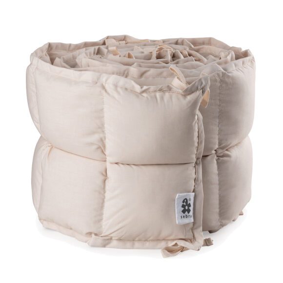 Sebra – Baby Bedbumper – Kapok – Birchbark Rose