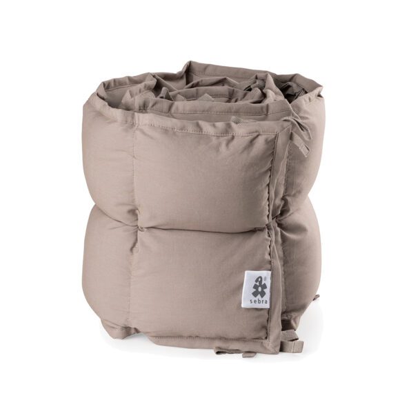 Sebra – Baby Bedbumper – Kapok – Jetty Beige – Halve Lengte