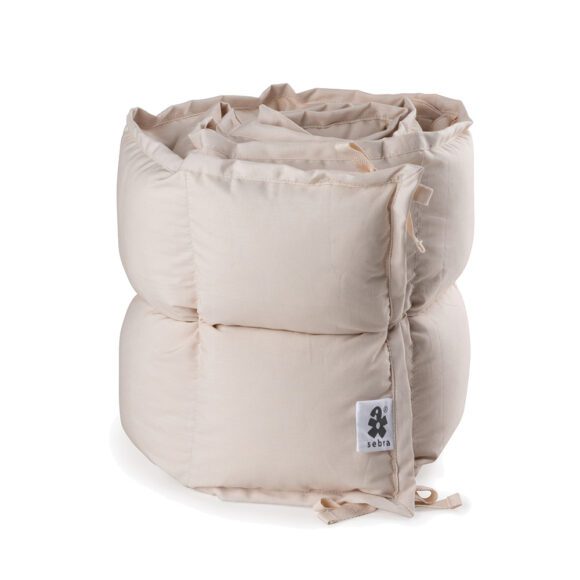 Sebra – Baby Bedbumper – Kapok – Birchbark Rose – Halve Lengte