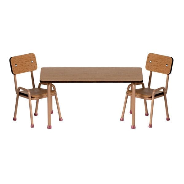 Maileg - Tafel- en Stoelenset voor Muizen - Donker
