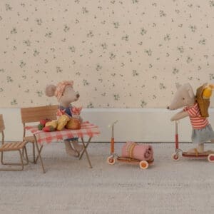 Maileg - Kick Board - Mouse - Orange