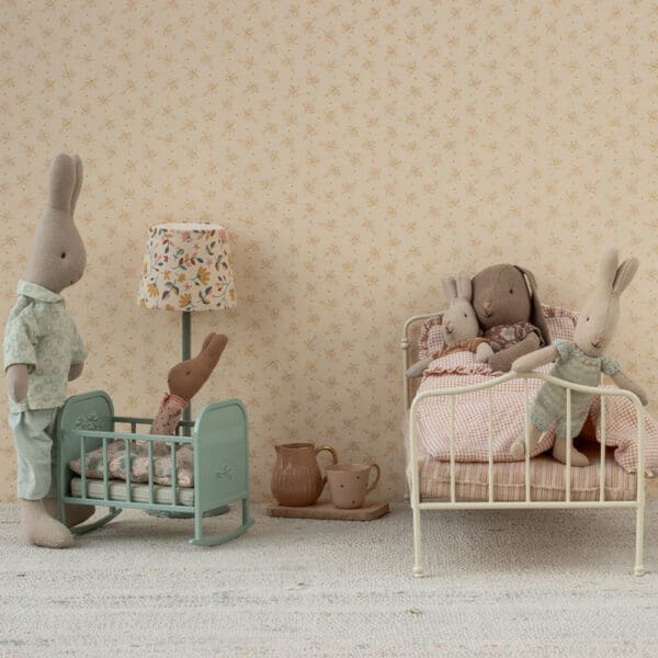 Maileg - Cradle - Blue Mint