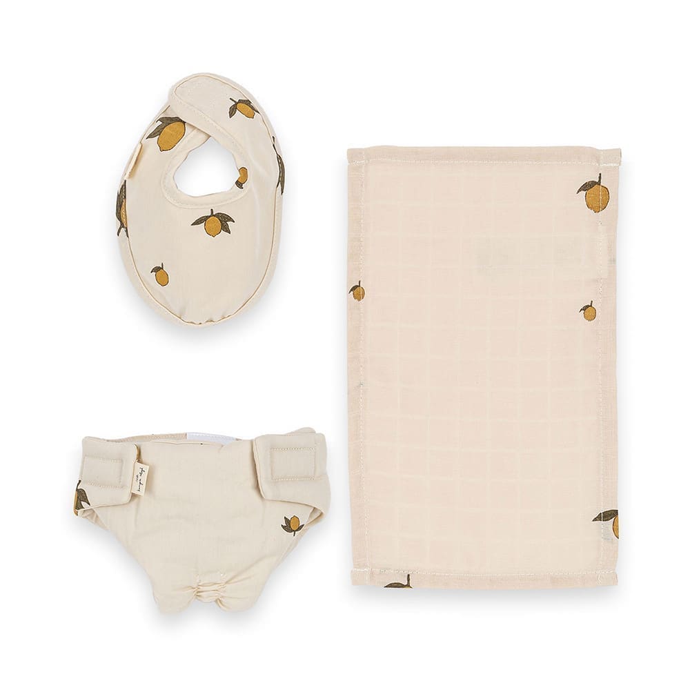 Konges Sløjd - Doll Nursery Set - Lemon