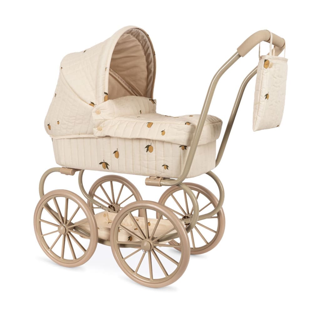 Konges Sløjd - Mini Doll Pram - Lemon