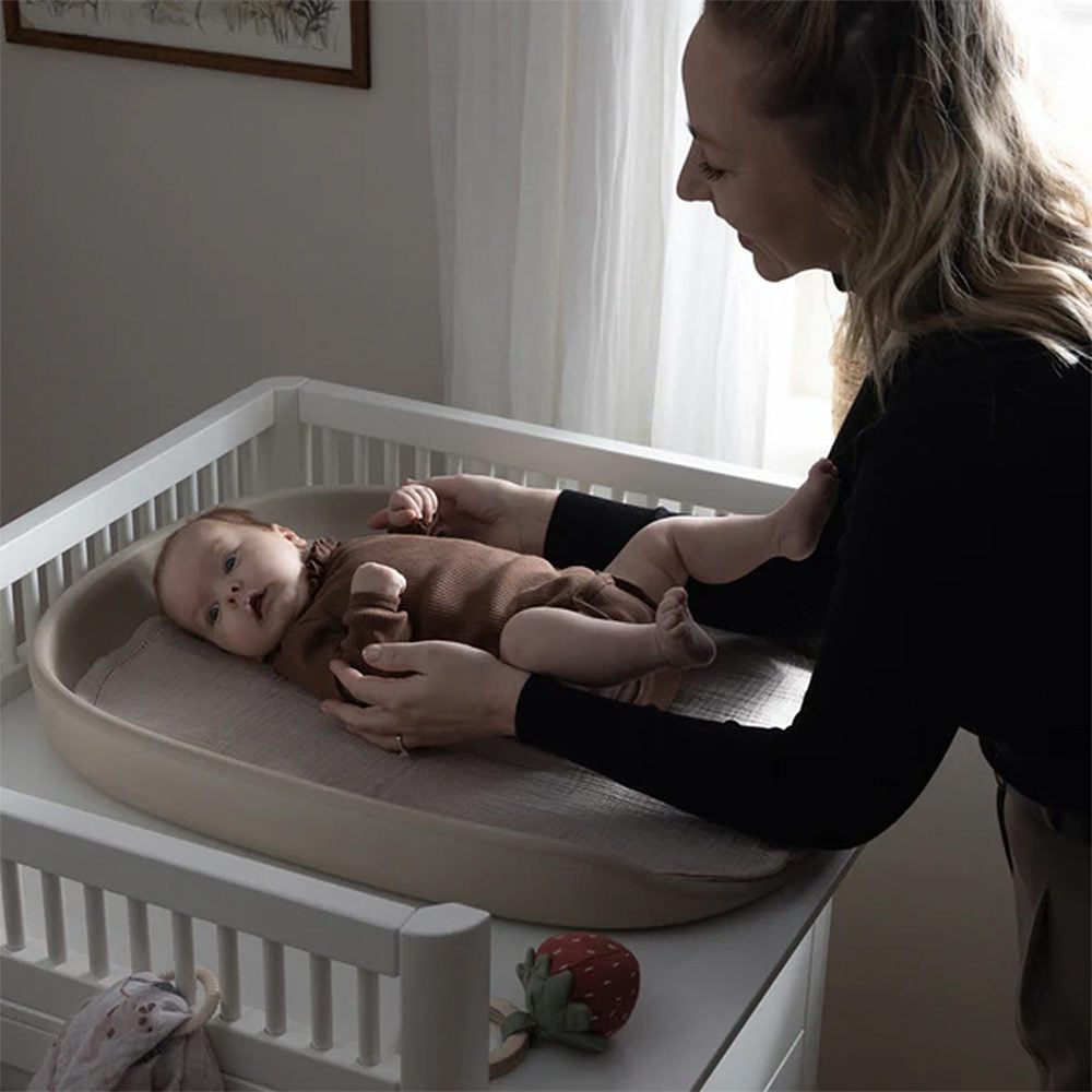 Sebra - Pusle Pur Changing Mat - Seabreeze Beige