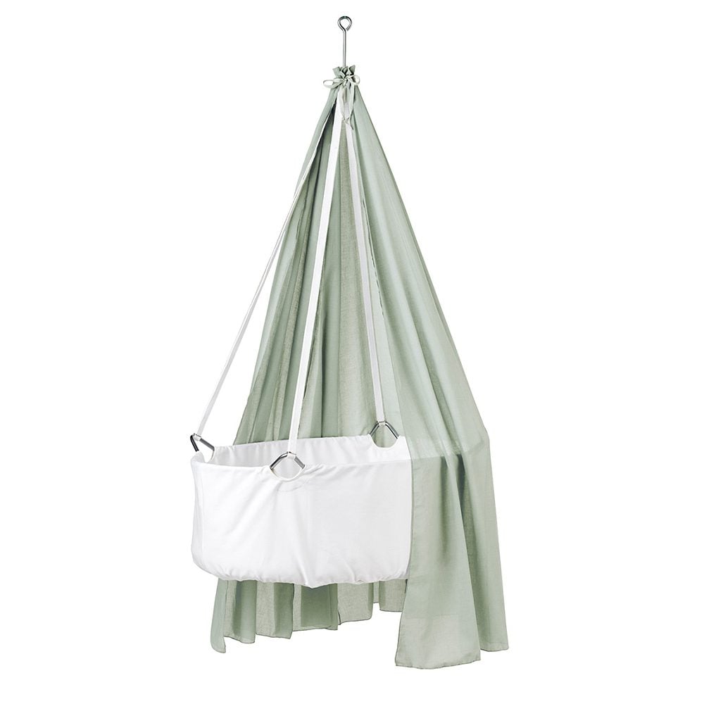 Leander - Himmel für Classic Babywiege - Sage Green
