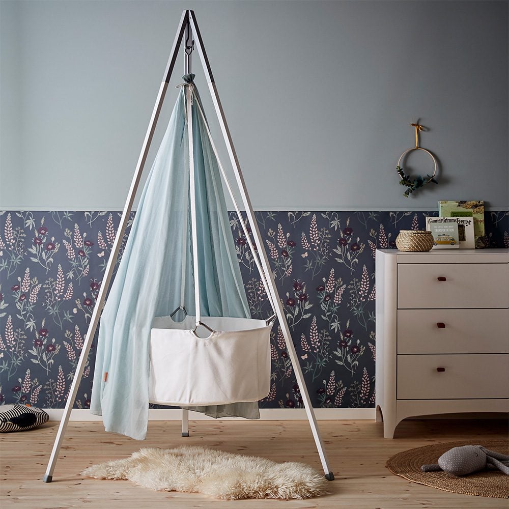 Leander - Long Straps for Classic Baby Cradle - Grey (4Pcs.)