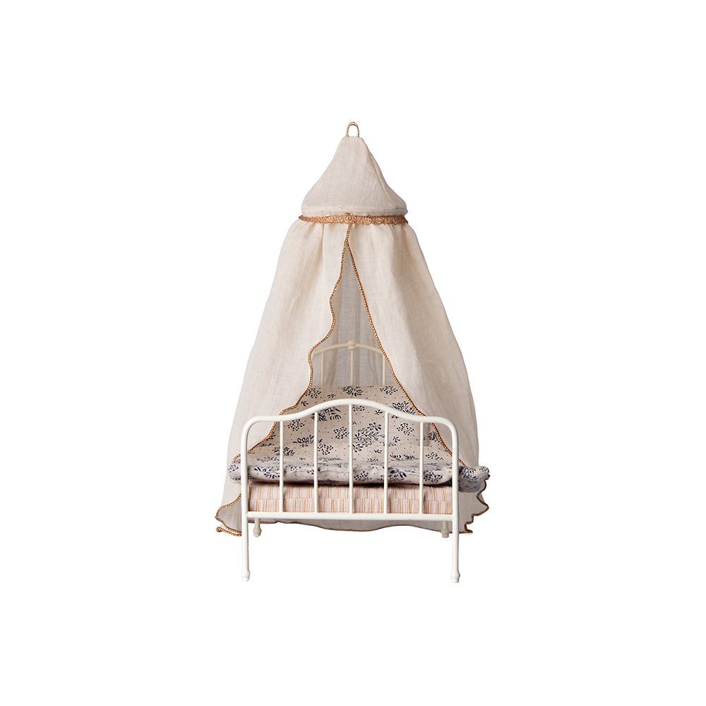 Maileg - Miniature Furniture - Bed Canopy - Cream
