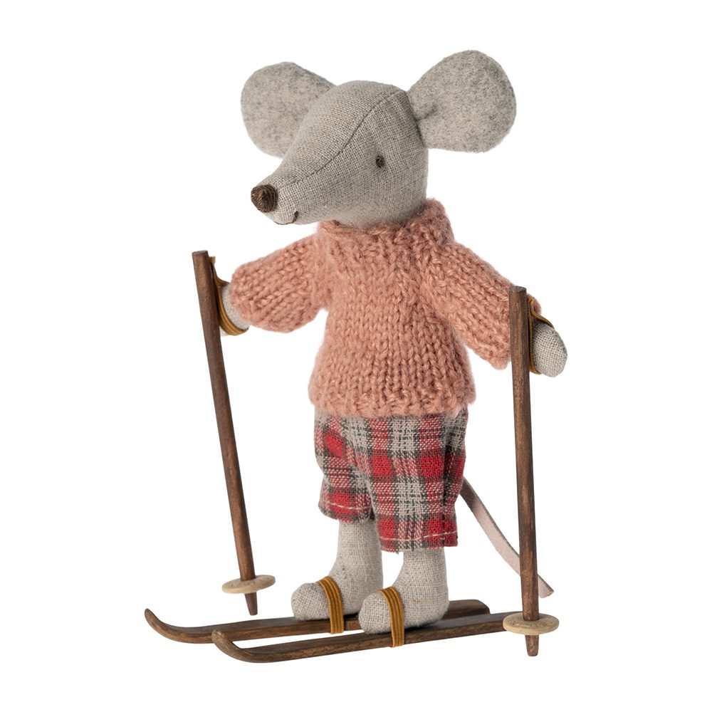 Maileg - Muizen Accessoires - Ski- en skistokken voor Grote zus & Grote broer