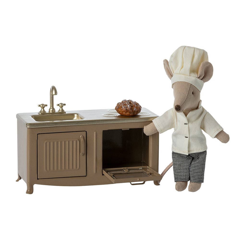 Maileg - Miniature Furniture - Kitchen - Light brown