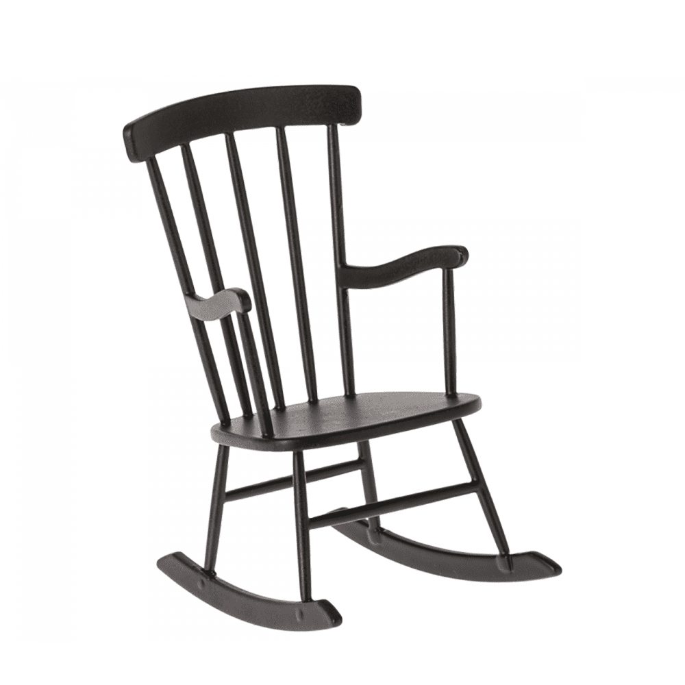 Maileg - Miniature Furniture - Rocking Chair Mini - Anthracite