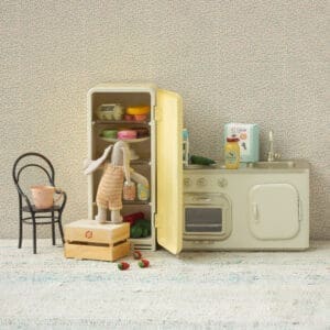 Maileg - Miniature Fridge - Yellow