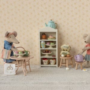 Maileg - Big Café Set - Mouse - Pale Pink