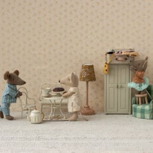Maileg - Small Café Set - Mouse - Off White