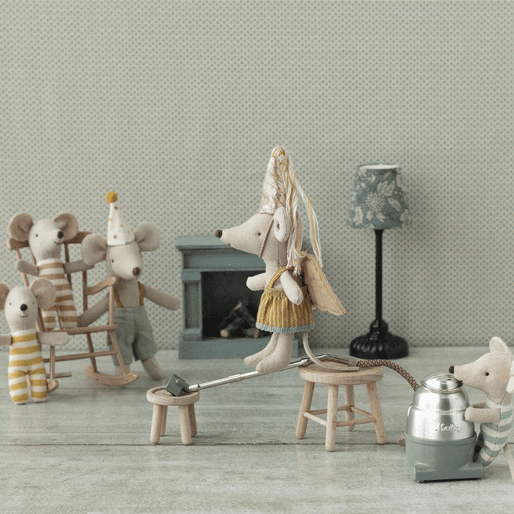 Maileg - Triplets - Baby Mice in Matchbox