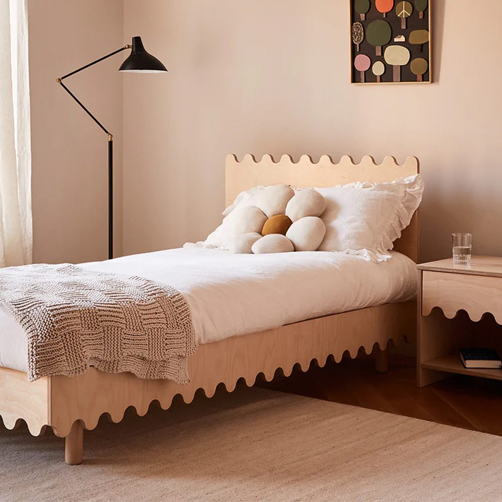 Oeuf NYC - Junior Twin Bed - Moss - Birch