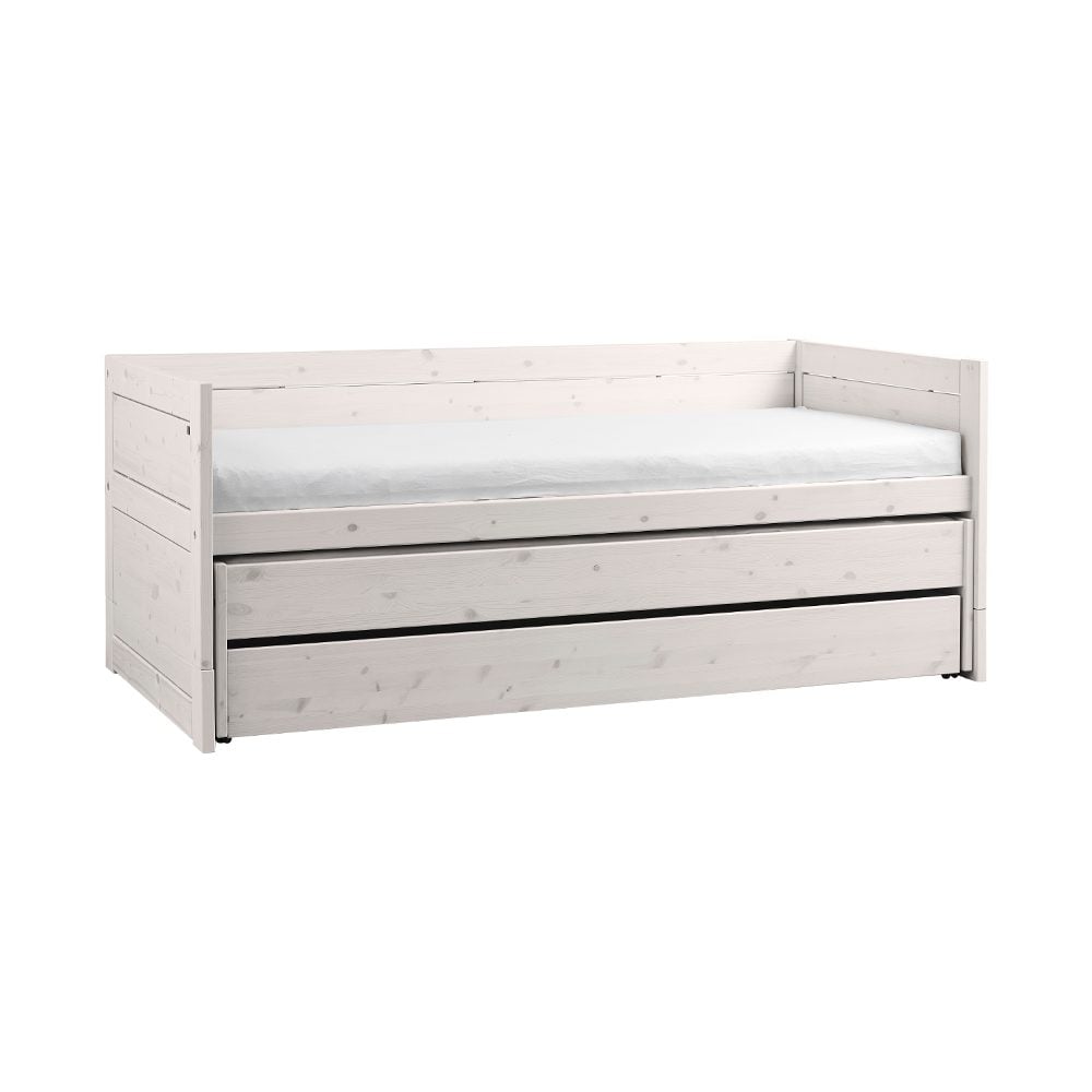 Lifetime - Cabin Bed - w. trundle bed & drawer- Whitewash