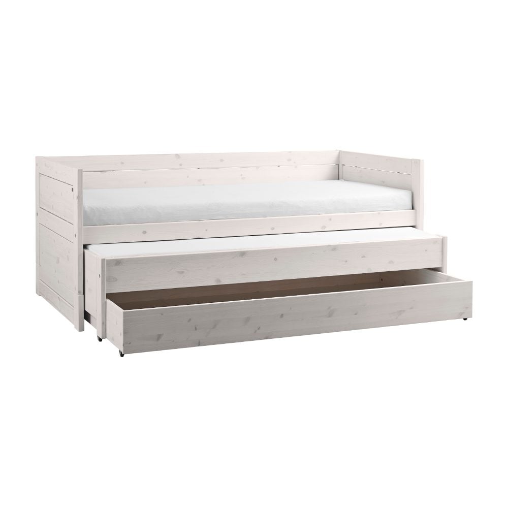 Lifetime - Cabin Bed - w. trundle bed & drawer- Whitewash
