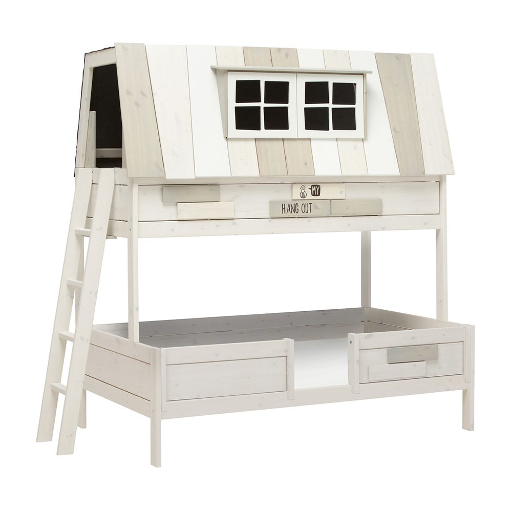 Lifetime - Etagenbett - My Hangout - 90x200 + 120x200 cm - Whitewash
