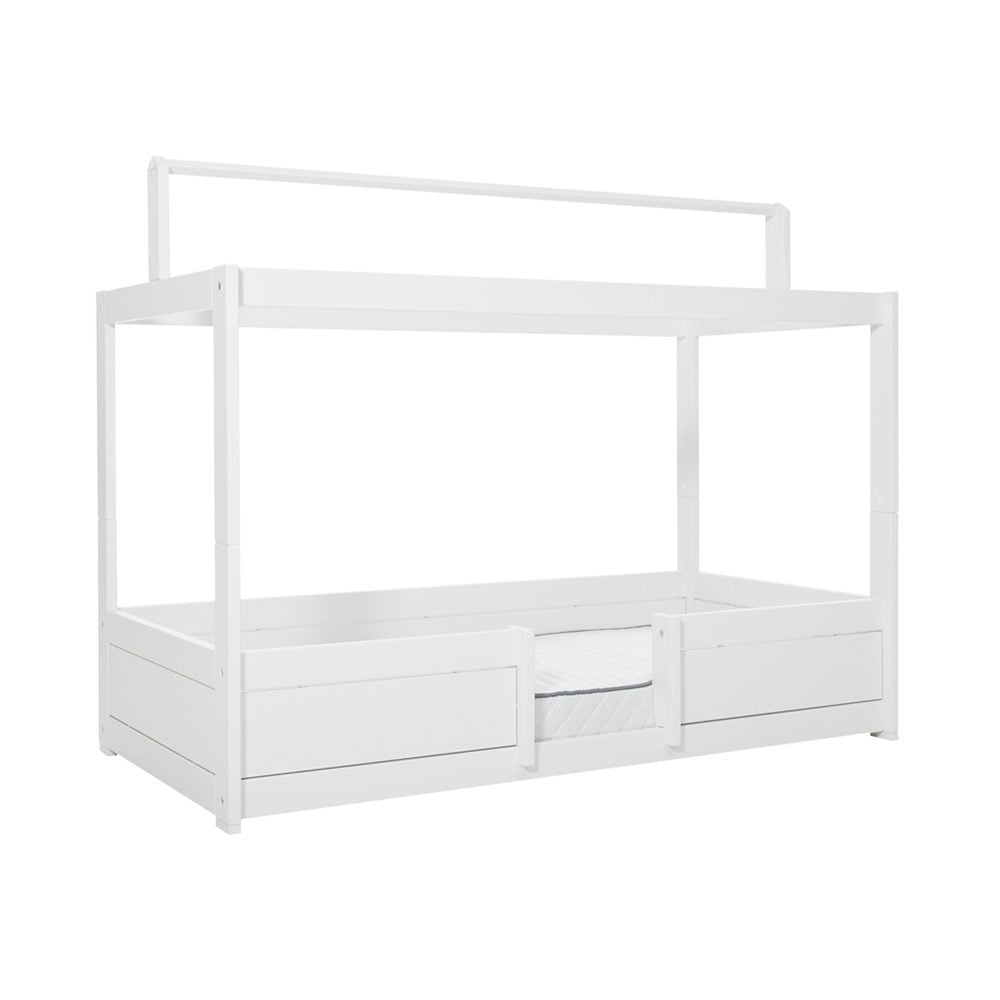 Lifetime - 4-in-1 Bed Combination w. Roofconstruction - White