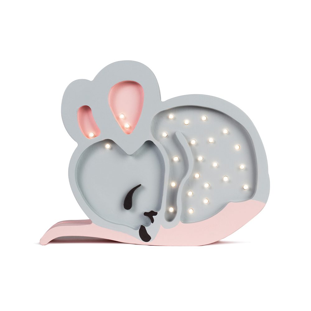 Little Lights - Night Light - Mouse - Light Grey