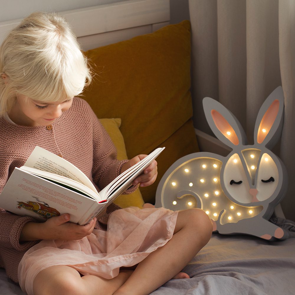Little Lights - Night Light - Bunny - Light Grey