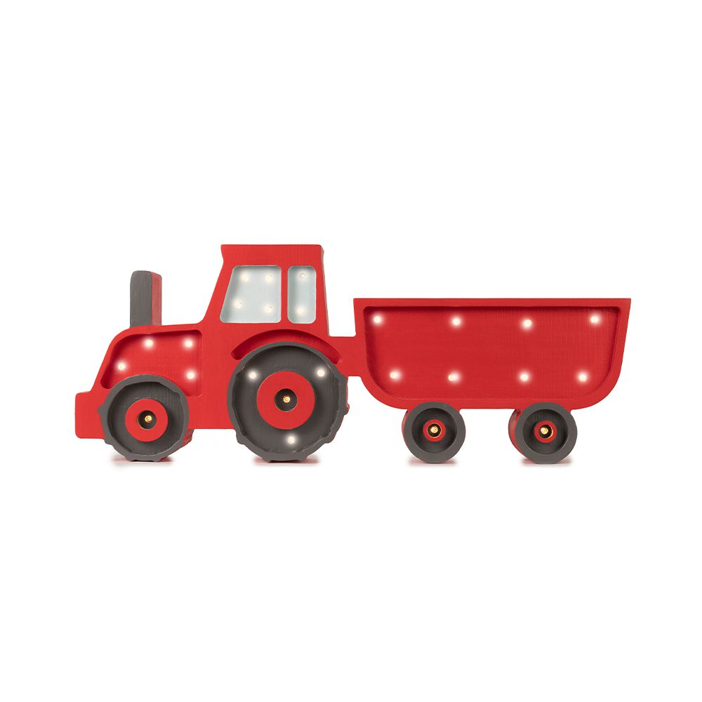 Little Lights - Kinder Nachtlicht - Traktor - Red